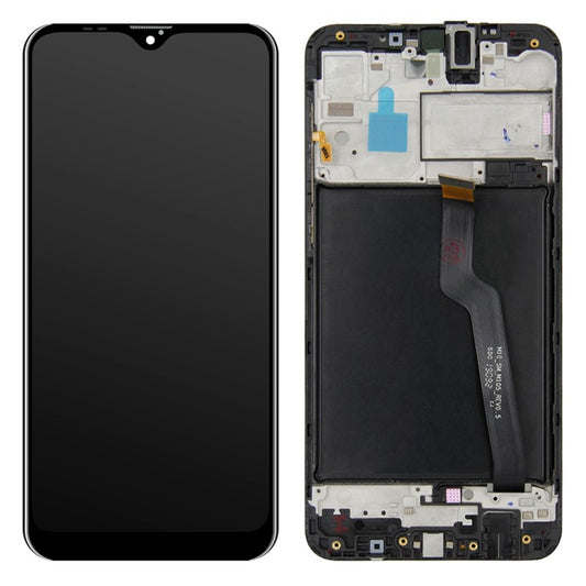 OEM-LCD-Screen-and-Digitizer-Assembly-+-Frame-Part-(without-Logo)-for-Samsung-Galaxy-A10-A105-A105F--Black