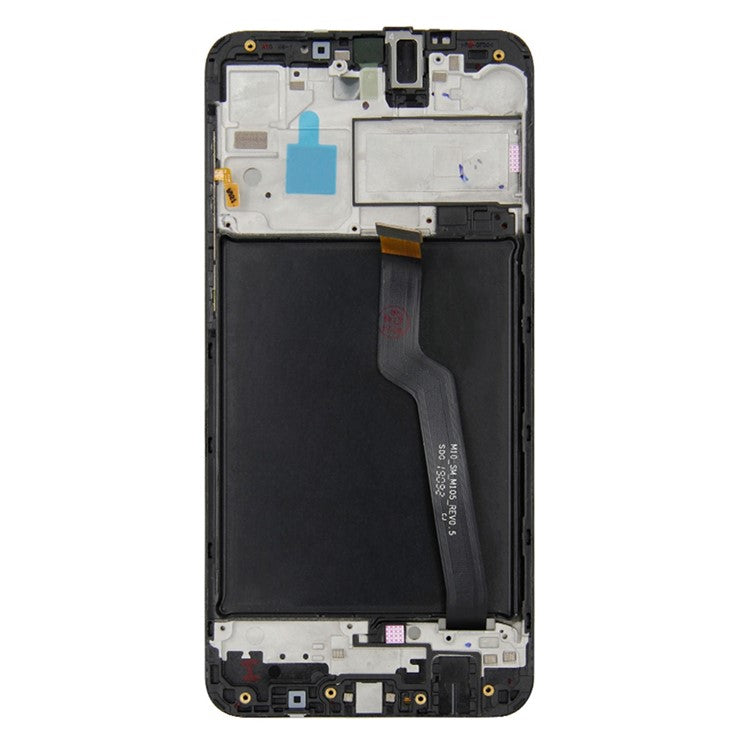OEM-LCD-Screen-and-Digitizer-Assembly-+-Frame-Part-(without-Logo)-for-Samsung-Galaxy-A10-A105-A105F--Black