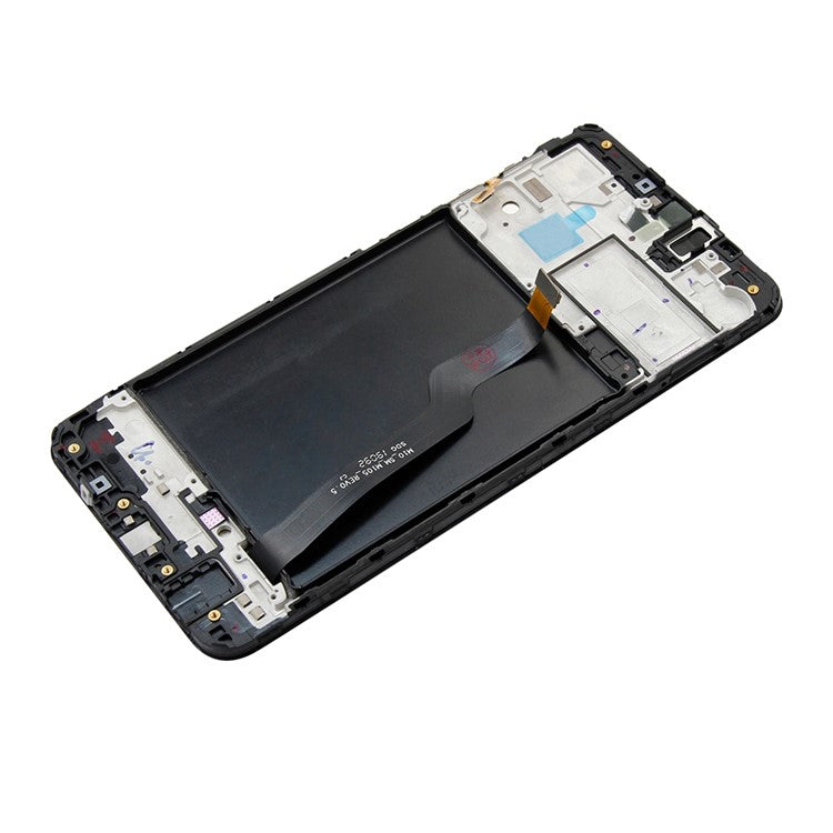 OEM-LCD-Screen-and-Digitizer-Assembly-+-Frame-Part-(without-Logo)-for-Samsung-Galaxy-A10-A105-A105F--Black