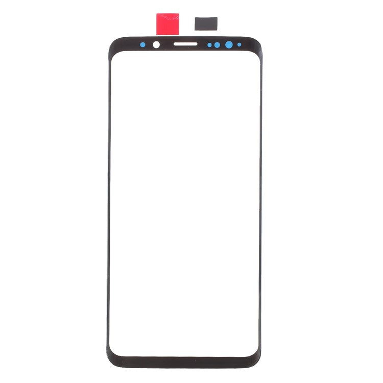 For-Samsung-Galaxy-S9-SM-G960-Front-Screen-Glass-Lens-Replacement-Part-(without-Logo)--Black
