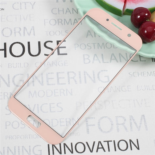 Front-Screen-Glass-Lens-Replacement-for-Samsung-Galaxy-A7-(2017)-SM-A720F--Rose-Gold-Color