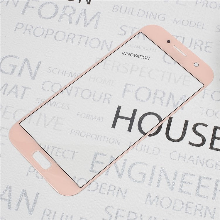 Front-Screen-Glass-Lens-Replacement-for-Samsung-Galaxy-A7-(2017)-SM-A720F--Rose-Gold-Color