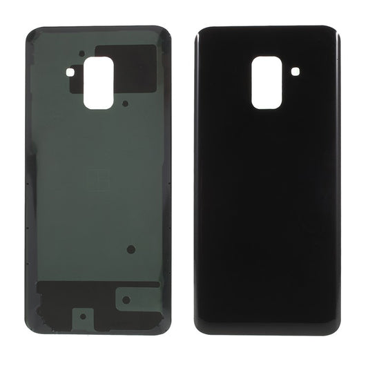 Back-Battery-Housing-Cover-Assembly-Part-with-Adhesive-Sticker-for-Samsung-Galaxy-A8-(2018)--Black