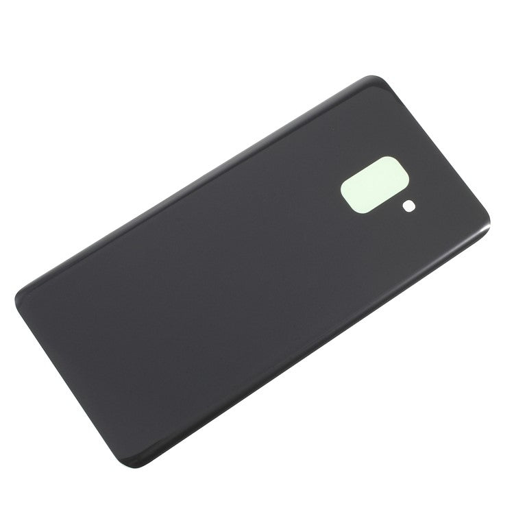 Back-Battery-Housing-Cover-Assembly-Part-Replacement-with-Adhesive-Sticker-for-Samsung-Galaxy-A8-Plus-(2018)--Grey