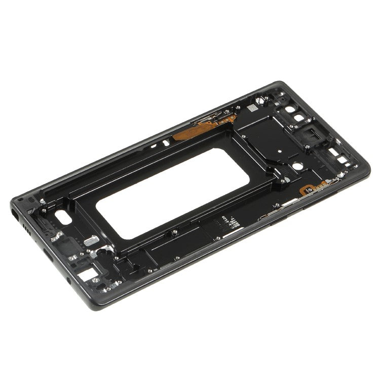 OEM-Middle-Plate-Frame-with-Power-&-Volume-Buttons-Flex-Cable-Part-for-Samsung-Galaxy-Note9-N960--Black