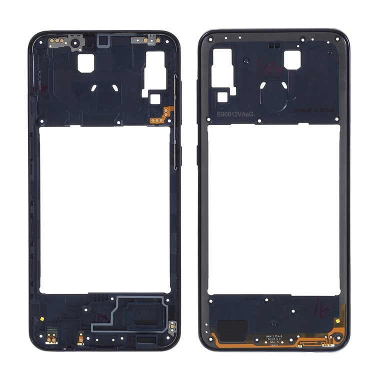 OEM-Middle-Plate-Frame-Repair-Part-(Plastic)-for-Samsung-Galaxy-A20-SM-A205F--Blue