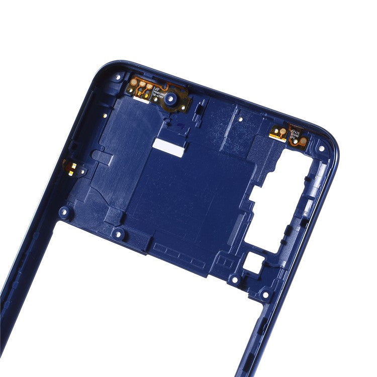 OEM-Middle-Plate-Frame-Repair-Part-(Plastic)-(without-Logo)-for-Samsung-Galaxy-A70-SM-A705F--Blue