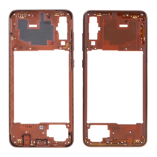 OEM-Middle-Plate-Frame-Repair-Part-(Plastic)-(without-Logo)-for-Samsung-Galaxy-A70-SM-A705F--Orange