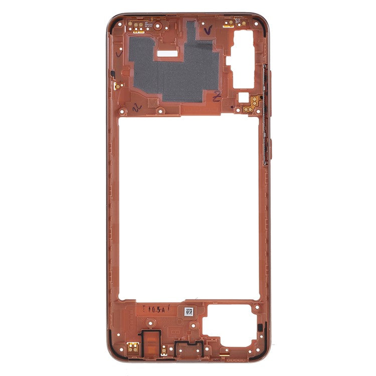 OEM-Middle-Plate-Frame-Repair-Part-(Plastic)-(without-Logo)-for-Samsung-Galaxy-A70-SM-A705F--Orange
