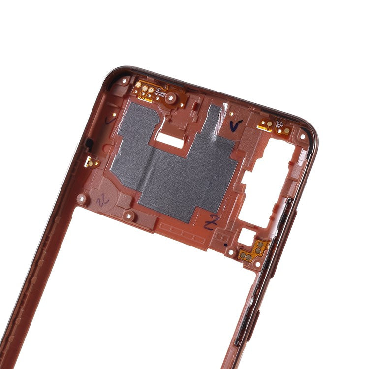 OEM-Middle-Plate-Frame-Repair-Part-(Plastic)-(without-Logo)-for-Samsung-Galaxy-A70-SM-A705F--Orange