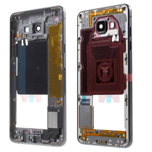 Middle-Housing-Frame-with-Small-Parts-OEM-Material-Assembly-for-Samsung-A5-SM-A510F-(2016)--Grey