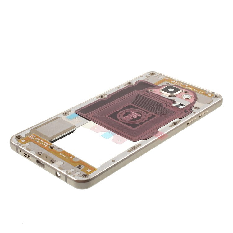 For-Samsung-Galaxy-A5-SM-A510F-Middle-Housing-Frame-with-Small-Parts-OEM-Material-Assembly--Gold-Color