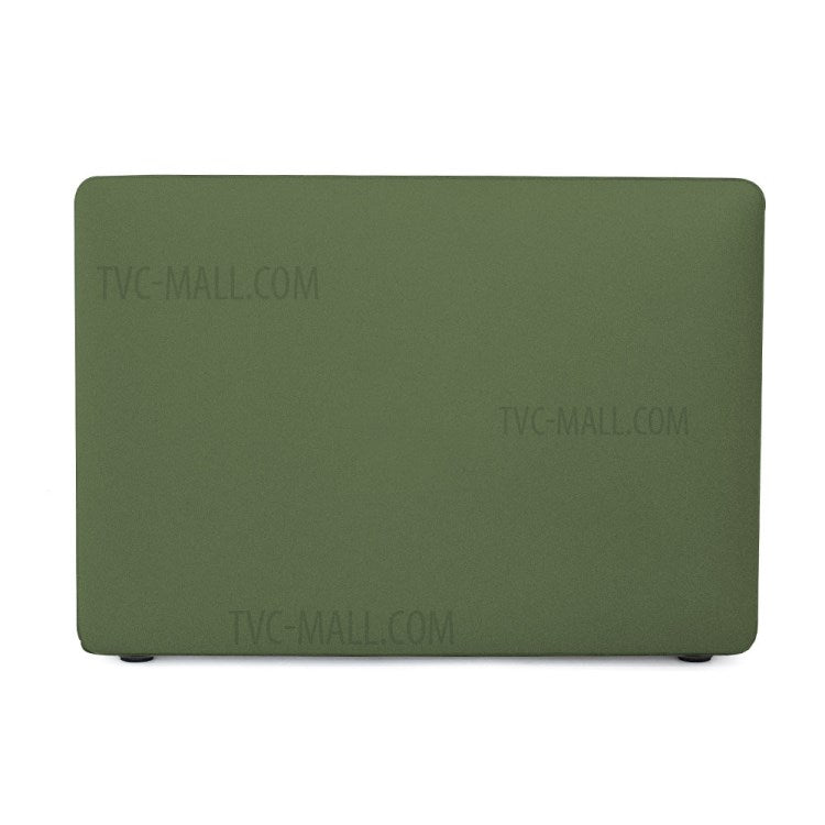 Detachable 2-in-1 Ultra-thin Matte Surface PP Laptop Protective Case Notebook Shell Cover for MacBook Pro 13-inch A1708/A1706/A1989/A2159/A2251/A2289/A2338 (2016) - Dark Green