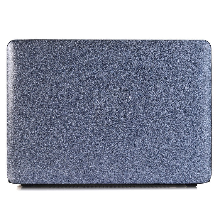 Glittery Surface PU Leather Coated Laptop Case Protective Notebook Cover for MacBook Air 13.3" Retina Display A2179 (2020)/A1932/A2337 - Grey