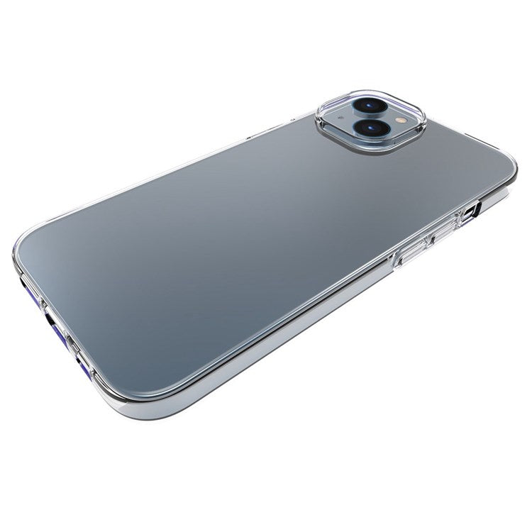 For iPhone 14 Plus 6.7 inch Anti-scratch Transparent Flexible TPU Phone Case Protective Cover