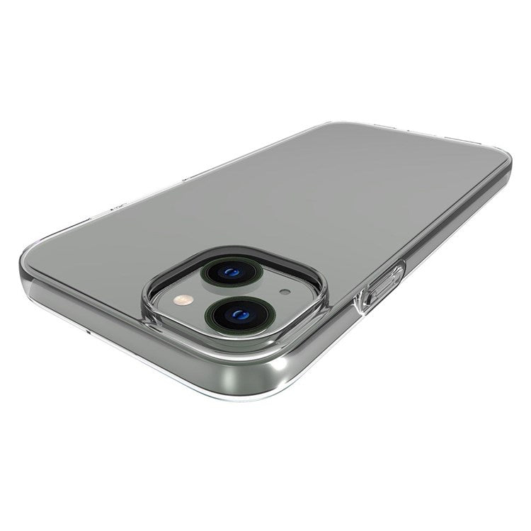 For iPhone 14 Plus 6.7 inch Anti-scratch Transparent Flexible TPU Phone Case Protective Cover