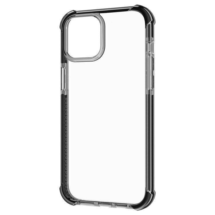 For iPhone 14 Plus 6.7 inch Lightweight Anti-drop Acrylic Phone Case with Thickened Four Corners Shockproof Clear Phone Cover - Black