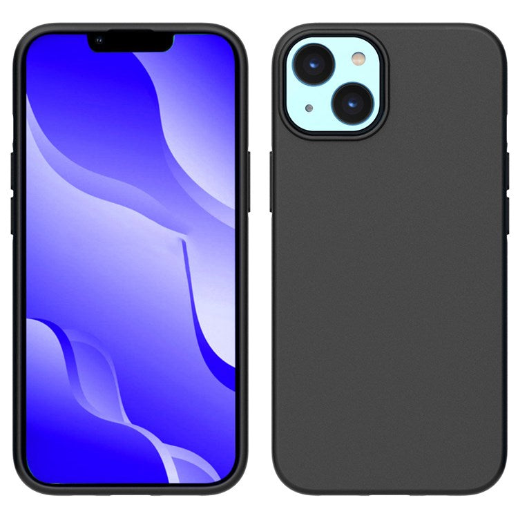 For iPhone 14 6.1 inch Non-Slip Matte Finish Cover Soft TPU Shock-Absorption Protective Case