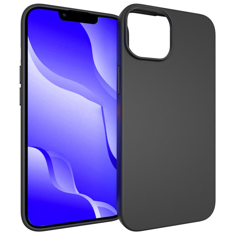 For iPhone 14 6.1 inch Non-Slip Matte Finish Cover Soft TPU Shock-Absorption Protective Case