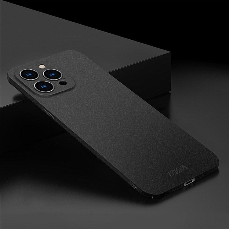 MOFI Shield Matte Series for iPhone 14 Pro 6.1 inch Anti-drop Hard PC Cover Slim Phone Case Protector - Black