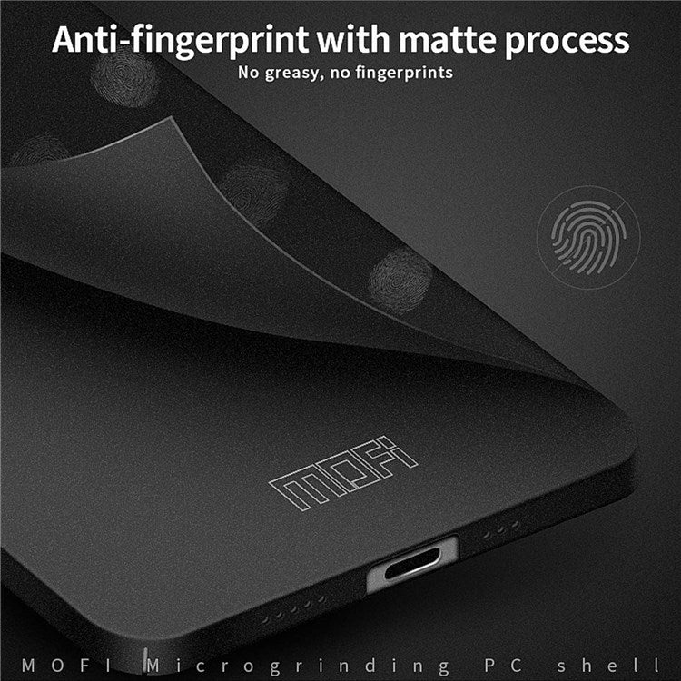 MOFI Shield Matte Series for iPhone 14 Pro 6.1 inch Anti-drop Hard PC Cover Slim Phone Case Protector - Black