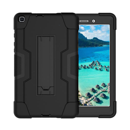 Shockproof Anti-scratch Durable Tablet Cover with Kickstand for Samsung Galaxy Tab A 8.0 (2019) T290 T295 - All Black