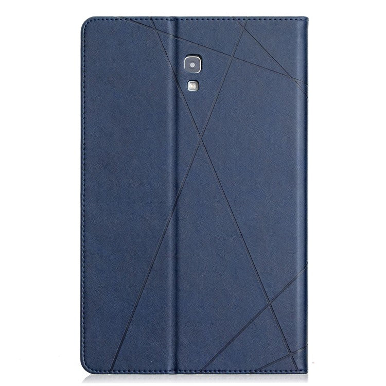 Geometric Pattern Stand Leather Smart Cover for Samsung Galaxy Tab A 10.5 (2018) T590 T595 - Blue