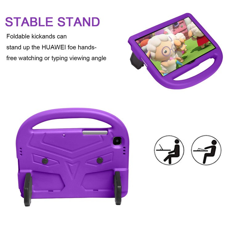 Sparrow Style Kickstand Shockproof EVA Tablet Cover for Samsung Galaxy Tab A7 10.4 (2020) / (2022) T500 / Tab A7 10.4 (2022) - Purple