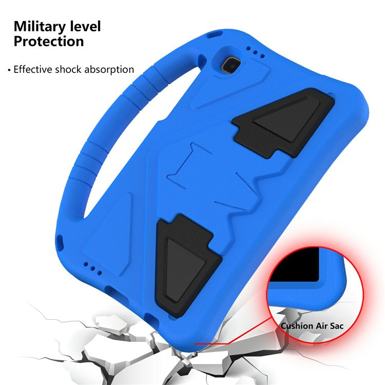 Kickstand Design Shockproof EVA Tablet Covering Case for Samsung Galaxy Tab A7 Lite - Blue