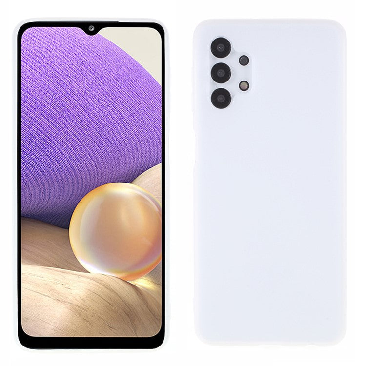 Matte TPU Case for Samsung Galaxy A32 5G/M32 5G Mobile Phone Case - White