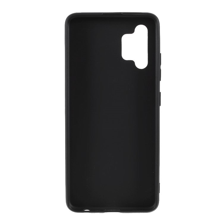 For Samsung Galaxy A32 4G (EU Version) Matte TPU Case Mobile Phone Accessory - Black