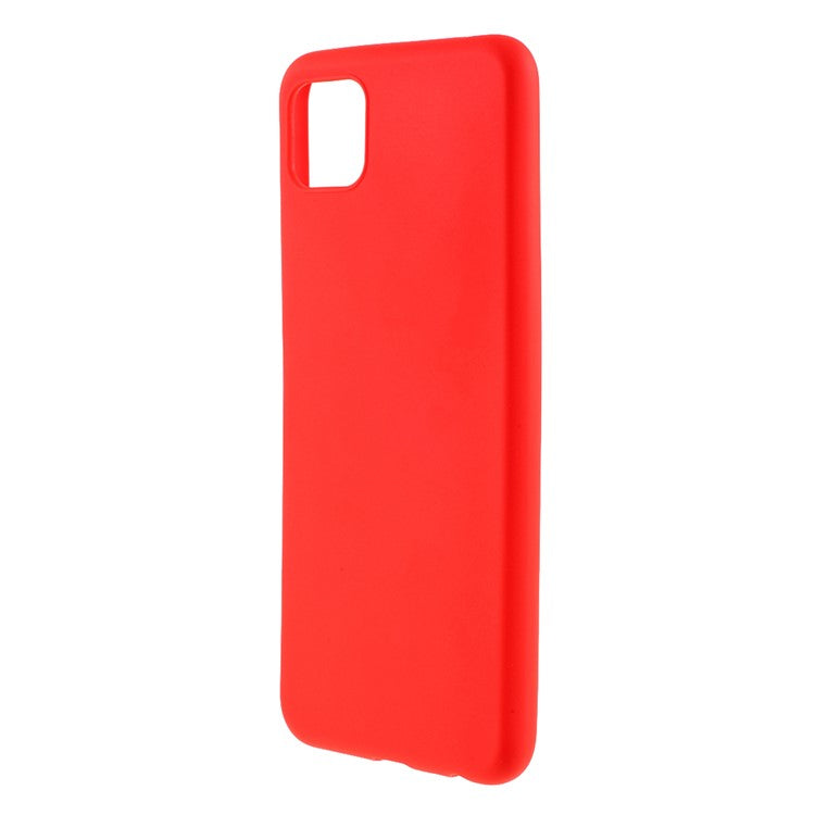 Double-sided Matte TPU Mobile Phone Case Protector Cover for Samsung Galaxy A22 5G (EU Version) - Red
