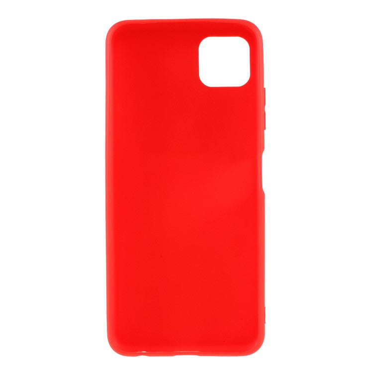 Double-sided Matte TPU Mobile Phone Case Protector Cover for Samsung Galaxy A22 5G (EU Version) - Red