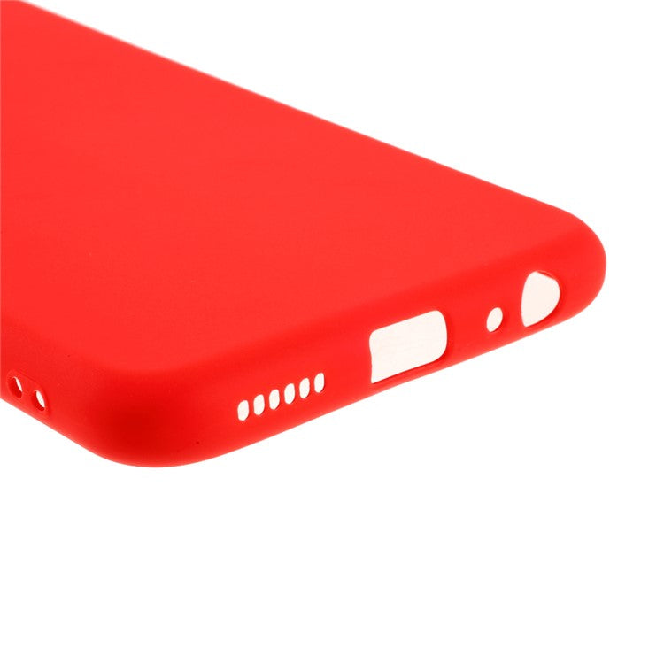 Double-sided Matte TPU Mobile Phone Case Protector Cover for Samsung Galaxy A22 5G (EU Version) - Red