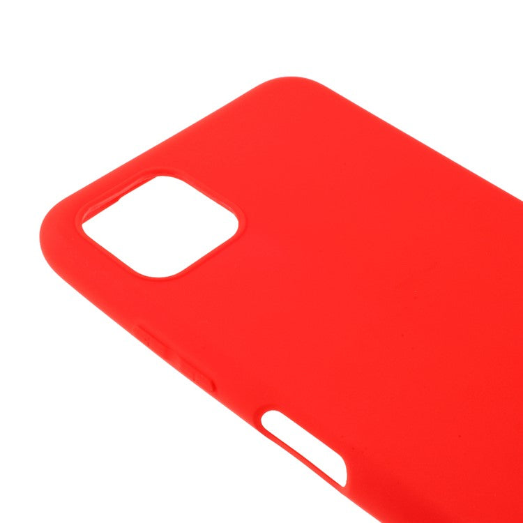 Double-sided Matte TPU Mobile Phone Case Protector Cover for Samsung Galaxy A22 5G (EU Version) - Red