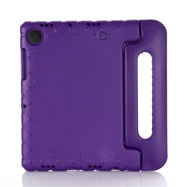 For Samsung Galaxy Tab A8 10.5 (2021) / (2022) Portable Handle Kickstand Shockproof EVA Protective Tablet Case Cover - Purple