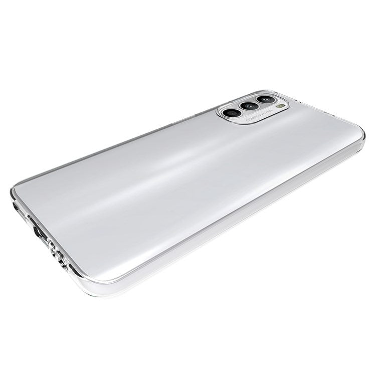 10Pcs / Pack For Motorola Moto G52 4G / G82 5G Anti-dust Phone Case Precise Cutouts Clear TPU Inner Watermark-Free Phone Cover