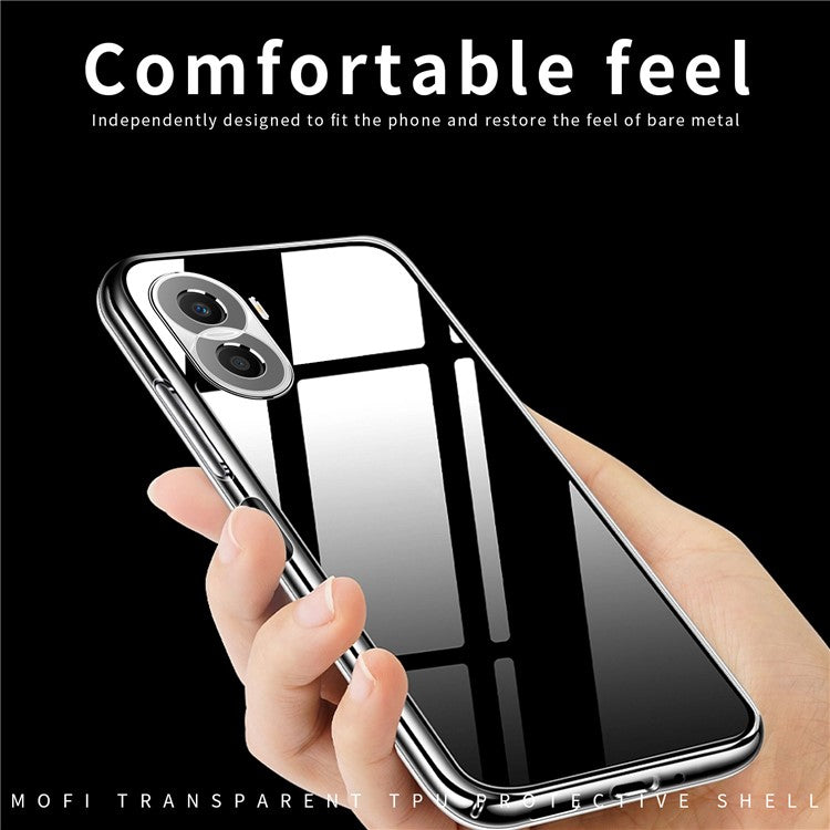 MOFI Back Shell for Huawei nova 10 SE 4G, Transparent Phone Case Scratch-resistant TPU Protective Cover
