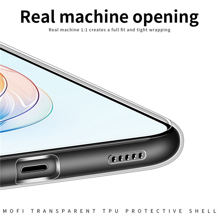 MOFI Back Shell for Huawei nova 10 SE 4G, Transparent Phone Case Scratch-resistant TPU Protective Cover