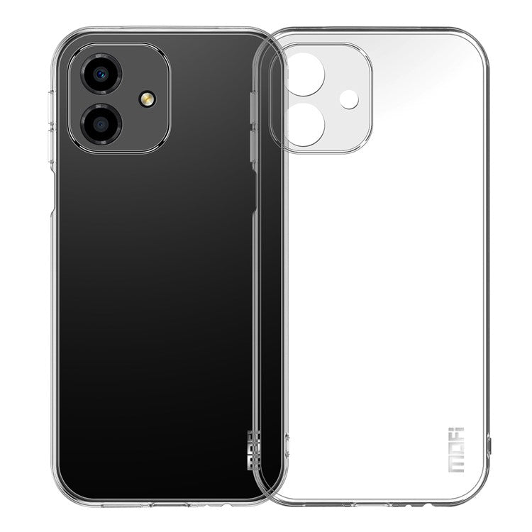 MOFI for Honor Play6C 4G Anti-scratch Mobile Phone Case Ultra Clear Flexible TPU Protective Cover