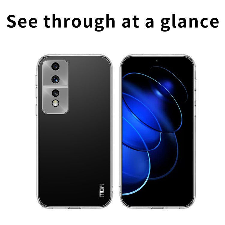 MOFI TPU Phone Case for Honor 80 GT 5G, Transparent Cellphone Back Protector Cover