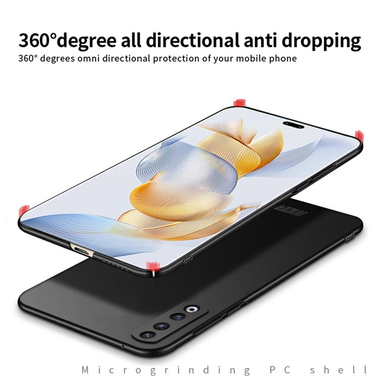 MOFI JK PC Series-1 Shield for Honor 80 Pro 5G Matte Hard PC Cover Ultra Thin Phone Case - Black