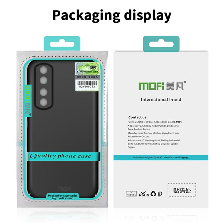 MOFI JK PC Series-1 Shield for Honor 80 Pro 5G Matte Hard PC Cover Ultra Thin Phone Case - Red