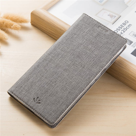 VILI DMX Style Auto-absorbed Leather Case with Card Holder for Huawei Mate 10 Lite - Grey