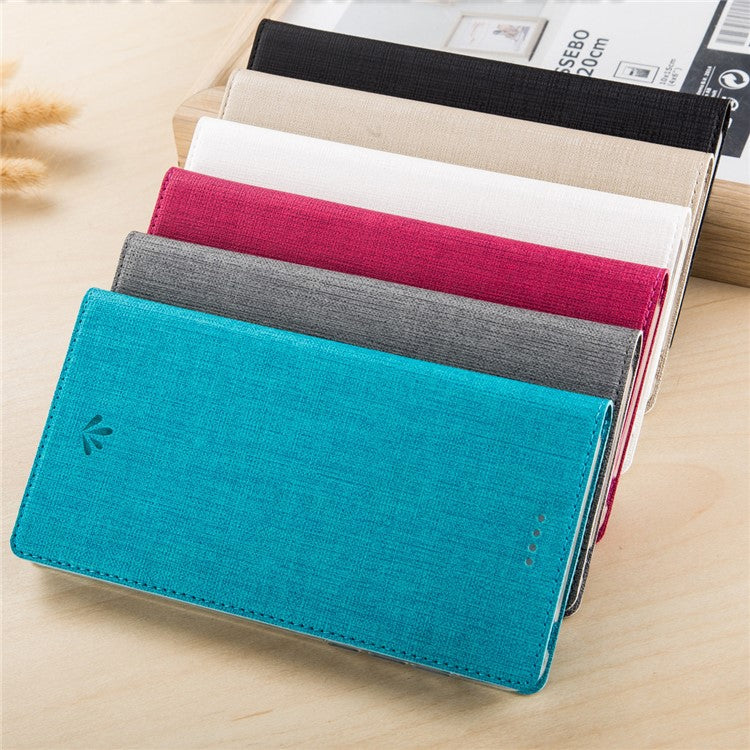VILI DMX Style Auto-absorbed Leather Case with Card Holder for Huawei Mate 10 Lite - Grey