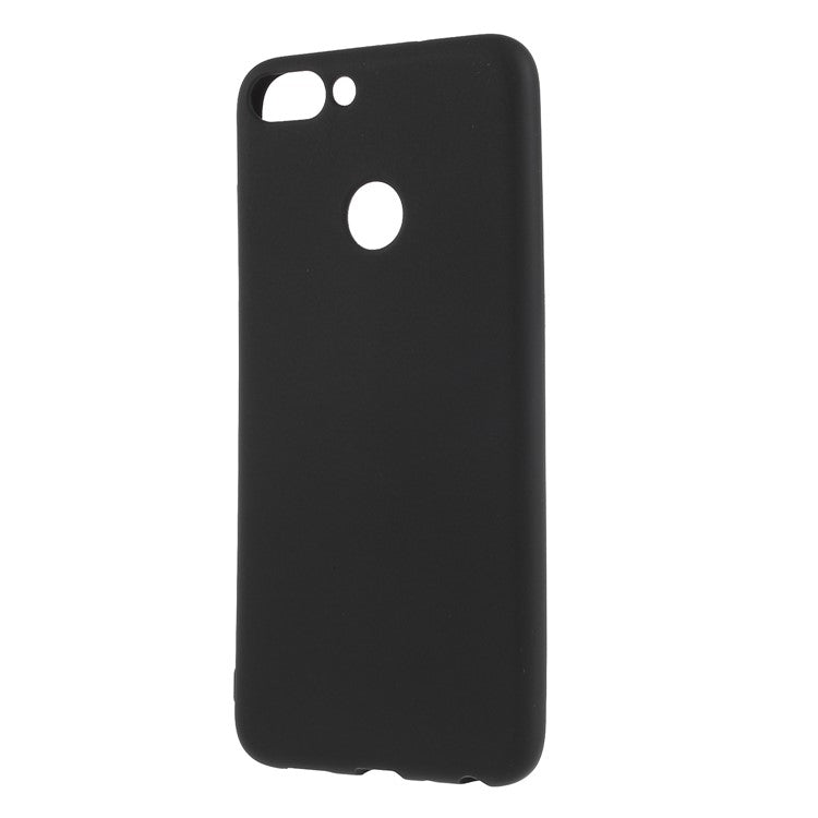 Matte Anti-scratch TPU Phone Case for Huawei P Smart/Enjoy 7S - Black