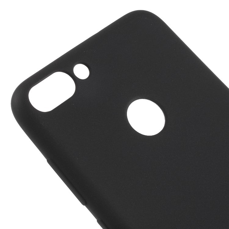 Matte Anti-scratch TPU Phone Case for Huawei P Smart/Enjoy 7S - Black