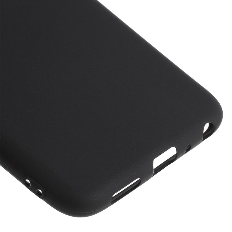 Matte Anti-scratch TPU Phone Case for Huawei P Smart/Enjoy 7S - Black