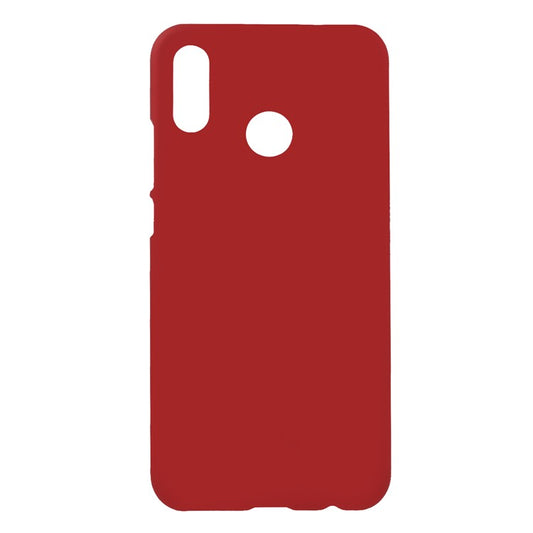 Rubberized Hard Plastic Case for Huawei P20 Lite / Nova 3e - Red