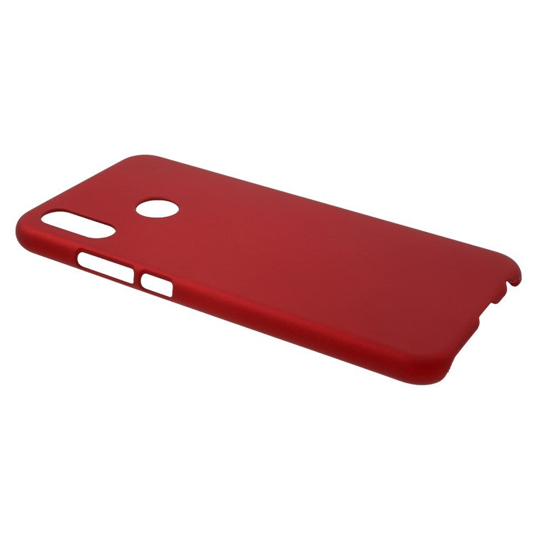 Rubberized Hard Plastic Case for Huawei P20 Lite / Nova 3e - Red